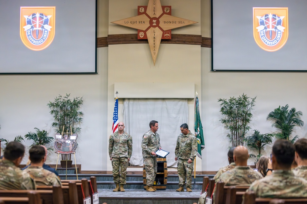 7th SFG(A) ushers in new warrant officer leadership during change of responsibility