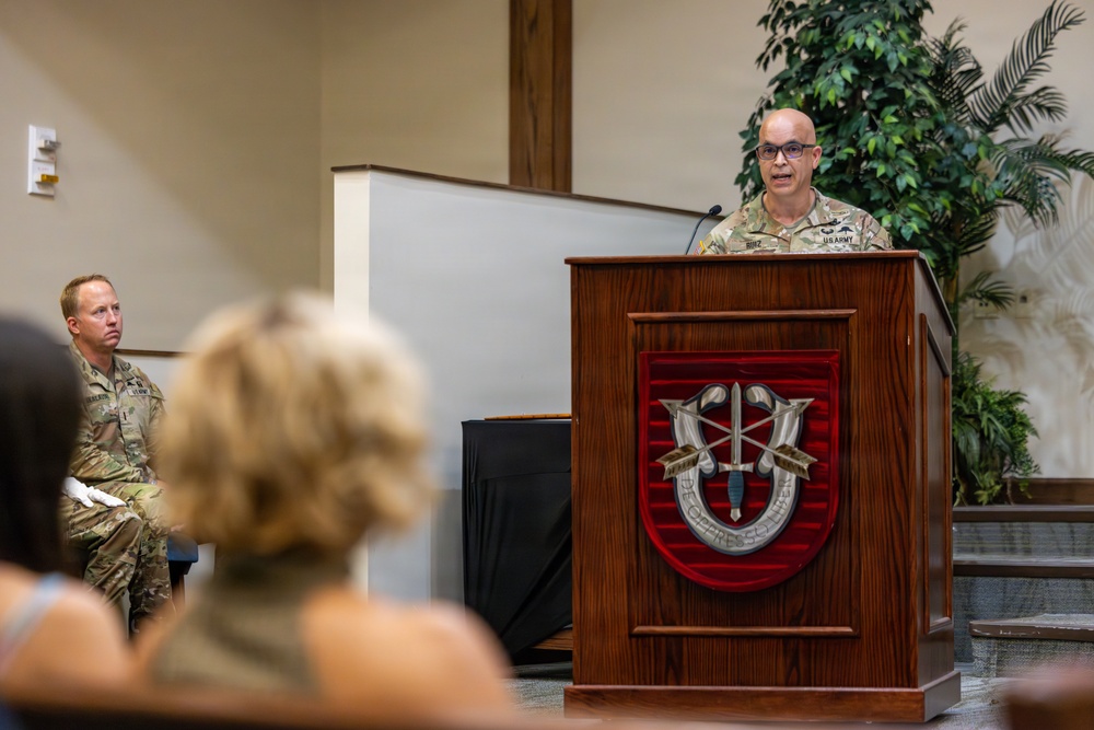7th SFG(A) ushers in new warrant officer leadership during change of responsibility