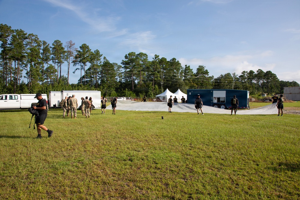 U.S. Soldiers and Airmen with the Georgia National Guard conduct joint CBRN exercise