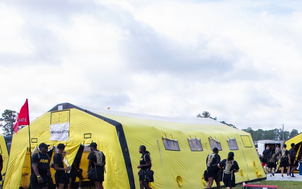 U.S. Soldiers and Airmen with the Georgia National Guard conduct joint CBRN exercise