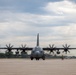 C-130Hs Fly Together in Large Formation
