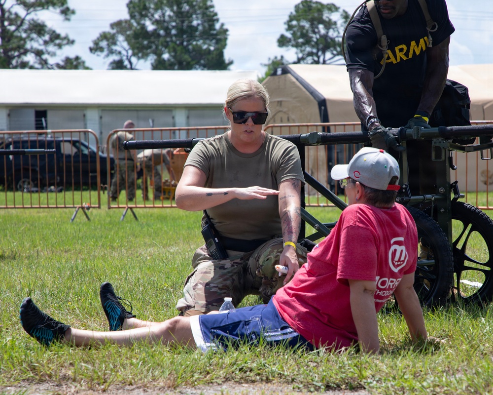 U.S. Soldiers and Airmen with the Georgia National Guard conduct joint CBRN exercise