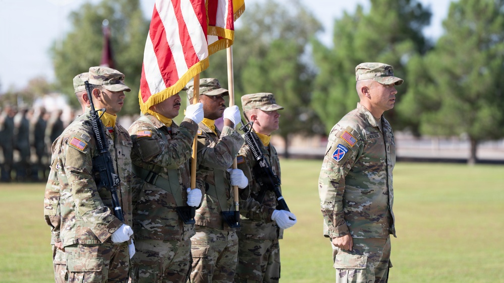 1AD, Strike Brigade farewells senior enlisted leader, welcomes incoming