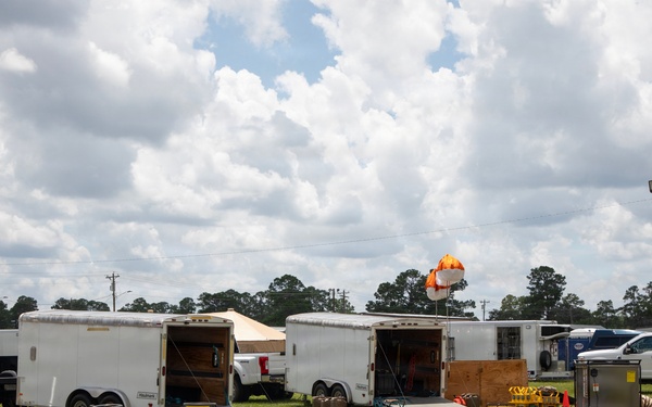 U.S. Soldiers and Airmen with the Georgia National Guard conduct joint CBRN exercise