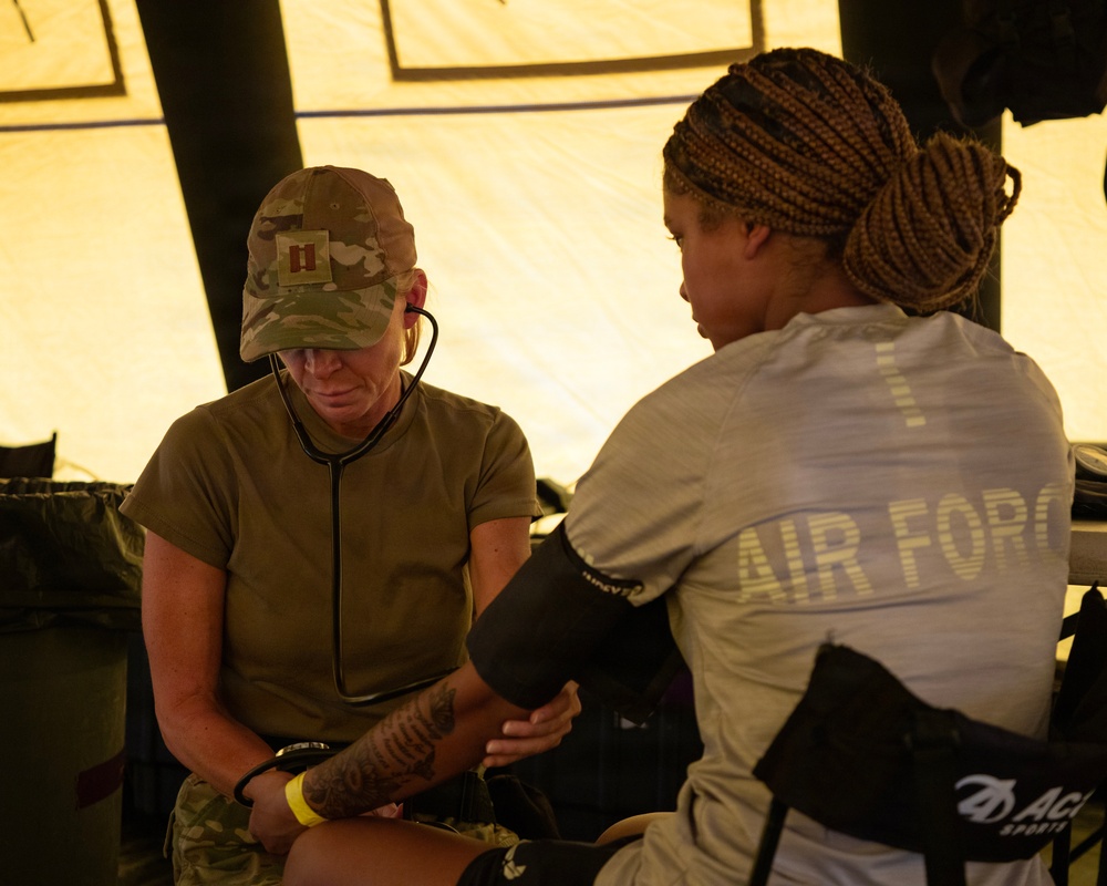 U.S. Soldiers and Airmen with the Georgia National Guard conduct joint CBRN exercise