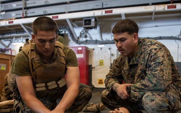 Combat Life Saver Training Performed by 13th MEU