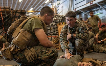 Combat Life Saver Training Performed by 13th MEU