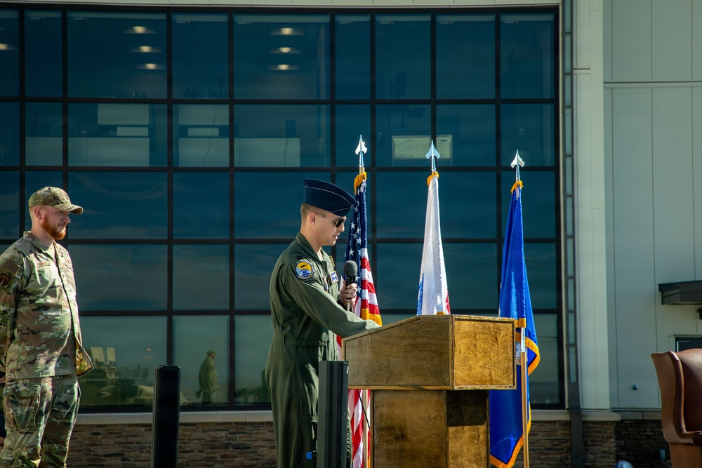 F. E. Warren Helicopter/TRF Operations Facility ribbon cutting