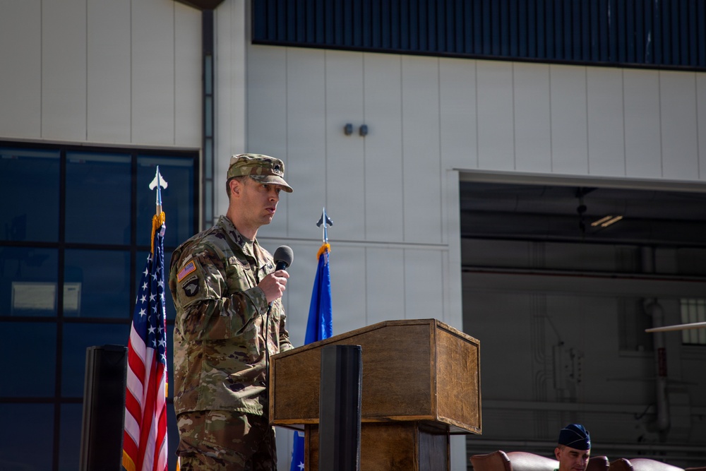 F. E. Warren Helicopter/TRF Operations Facility ribbon cutting