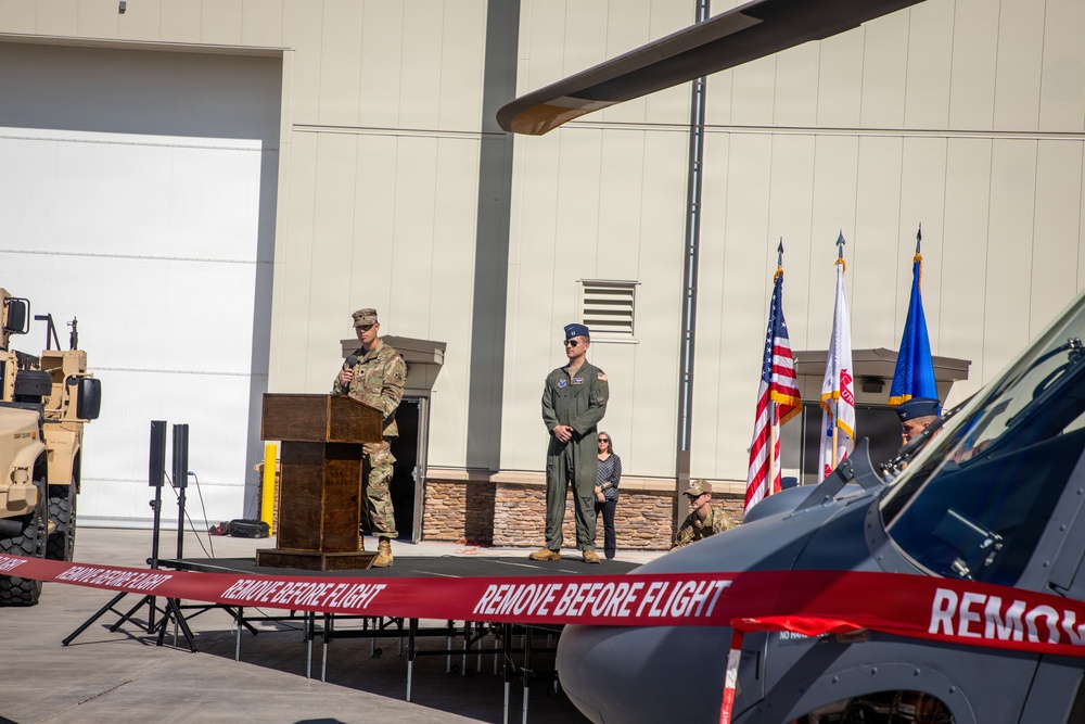 F. E. Warren Helicopter/TRF Operations Facility ribbon cutting