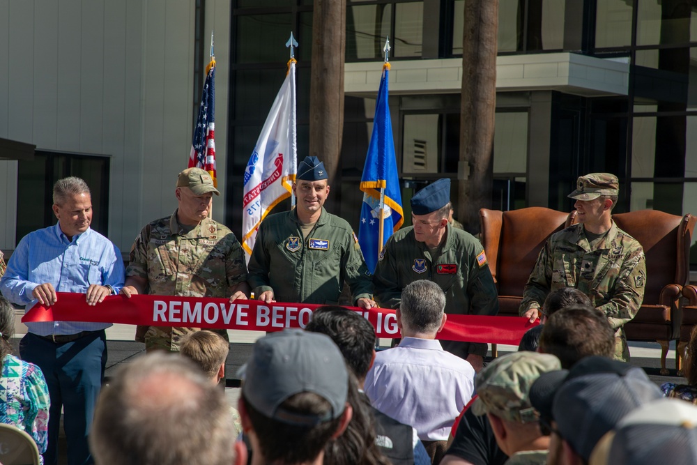 F. E. Warren Helicopter/TRF Operations Facility ribbon cutting