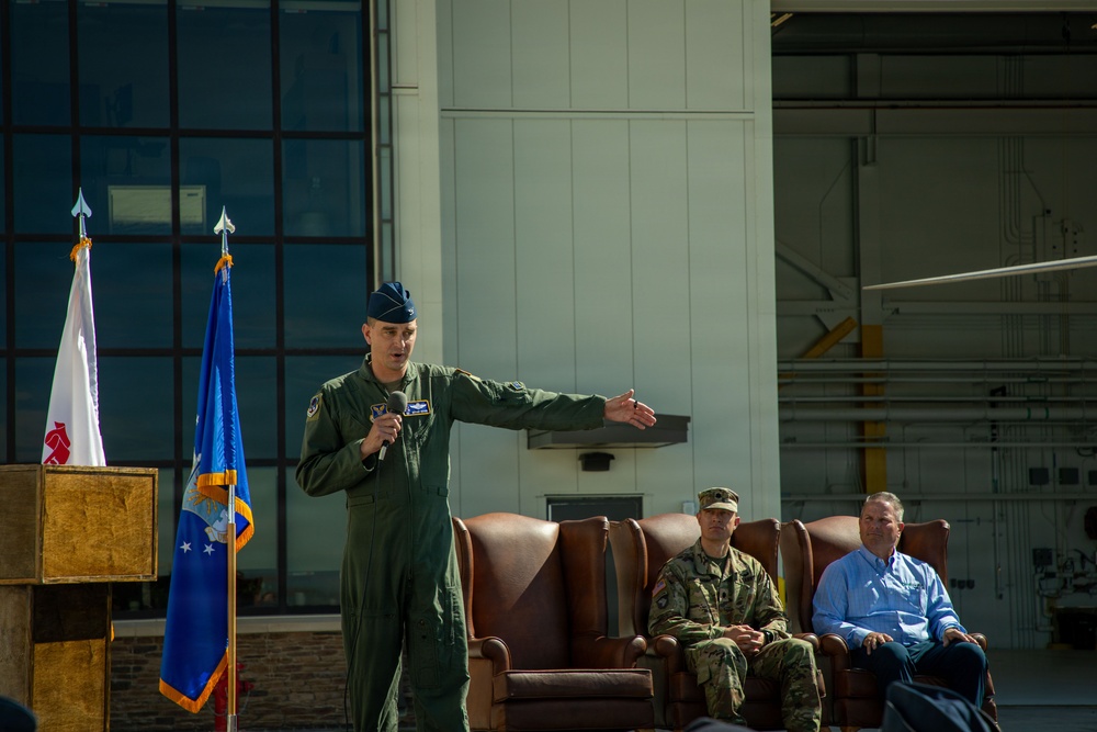 F. E. Warren Helicopter/TRF Operations Facility ribbon cutting