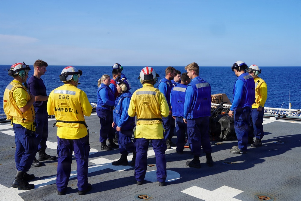 USCGC James and HITRON conduct joint aviation training off Florida coast