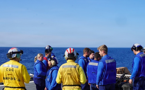 USCGC James and HITRON conduct joint aviation training off Florida coast