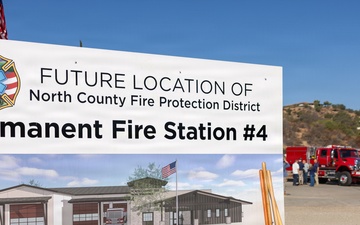 HeadlineMCIWEST Commanding General Attends Local Fire Station Groundbreaking Ceremony