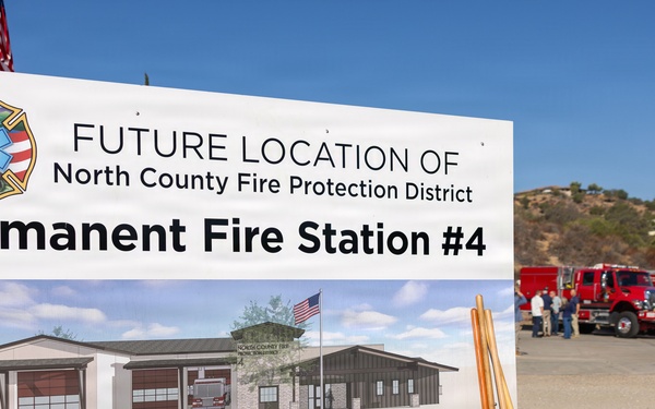 HeadlineMCIWEST Commanding General Attends Local Fire Station Groundbreaking Ceremony