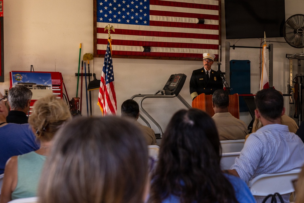 MCIWEST Commanding General Attends Local Fire Station Groundbreaking Ceremony