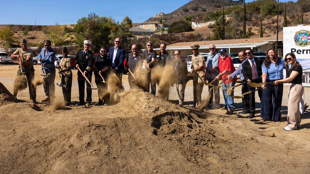 MCIWEST Commanding General Attends Local Fire Station Groundbreaking Ceremony