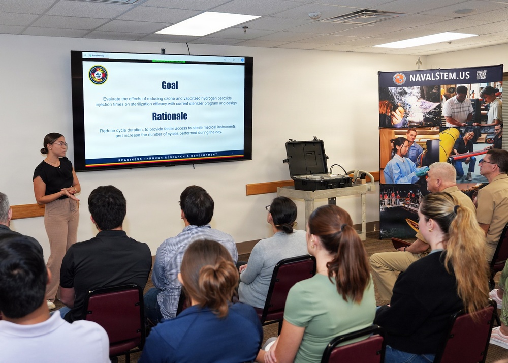 Puerto Rico Army National Guardsman evaluates Sterilization Efficacy of a Portable Ozone Sterilizer at NAMRU San Antonio