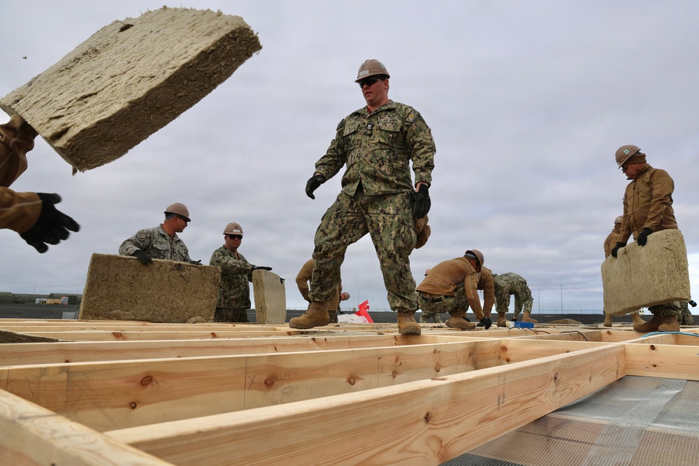 Arctic Bee Hut Takes Shape During Northern Viking 26