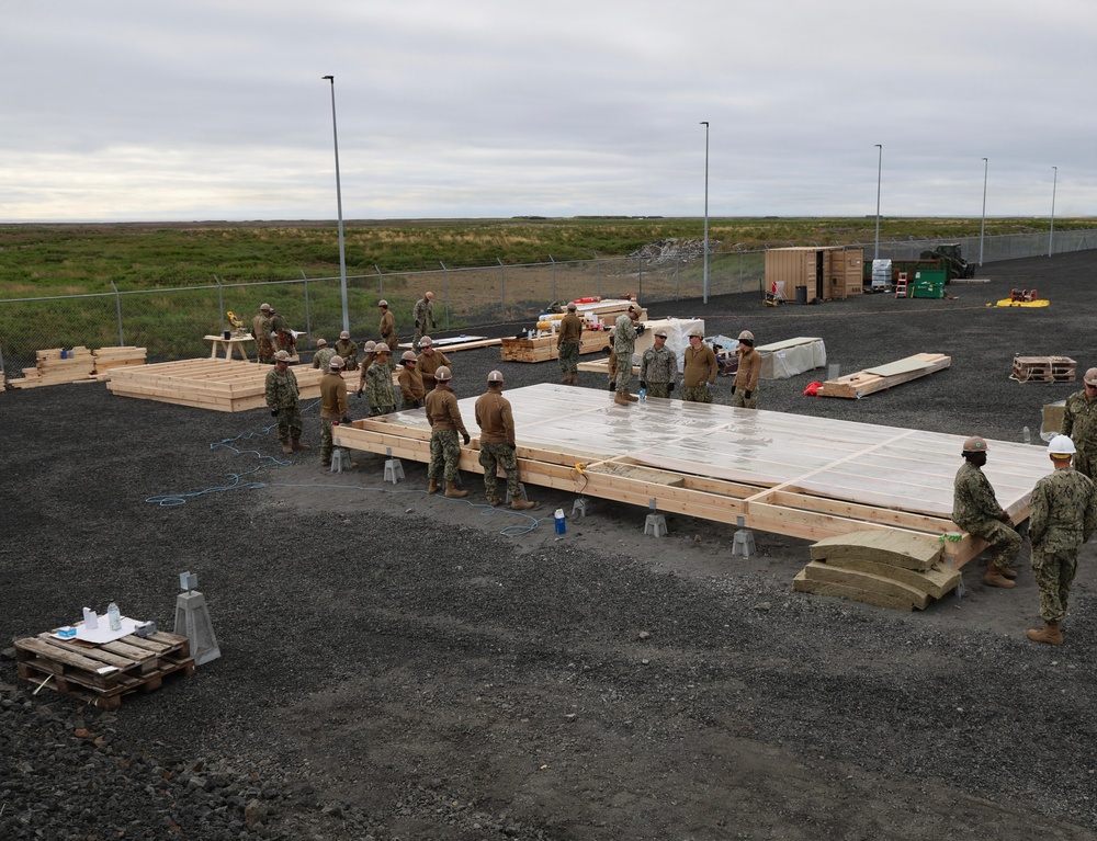 Arctic Bee Hut Takes Shape During Northern Viking 26