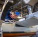 USS Charleston loads mine countermeasures equipment