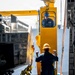 USS Charleston loads mine countermeasures equipment