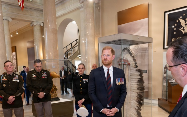Prince Harry Visits Arlington National Cemetery