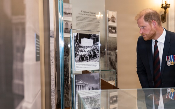 Prince Harry Visits Arlington National Cemetery
