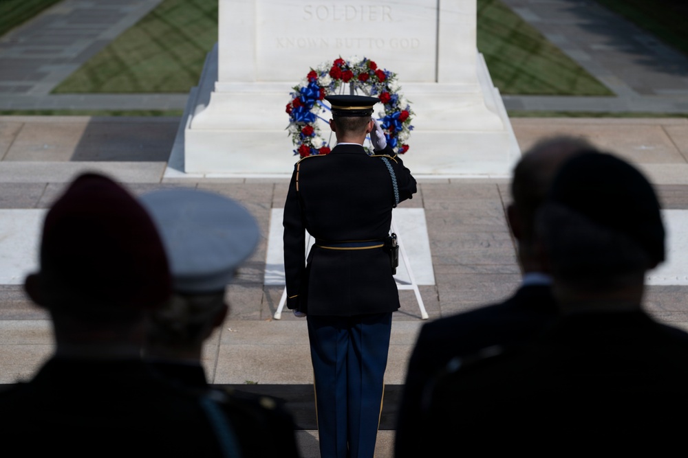 Prince Harry Visits Arlington National Cemetery