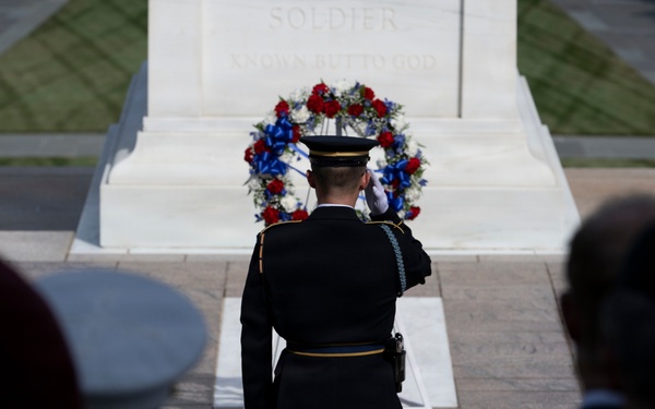 Prince Harry Visits Arlington National Cemetery