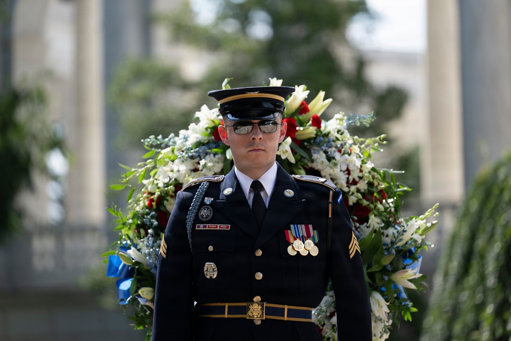 Prince Harry Visits Arlington National Cemetery
