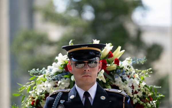 Prince Harry Visits Arlington National Cemetery