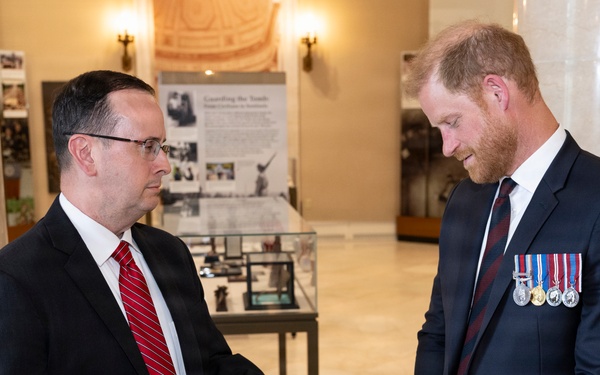 Prince Harry Visits Arlington National Cemetery