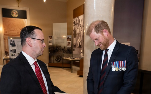 Prince Harry Visits Arlington National Cemetery