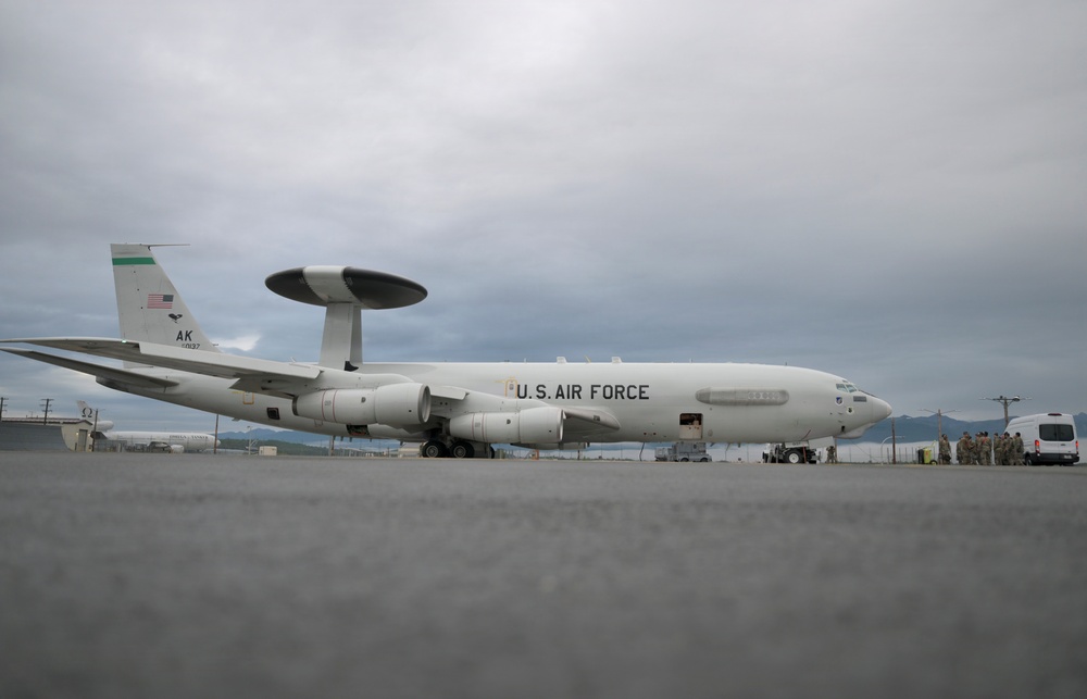 JBER E-3 AWACS manage the skies during RED FLAG-Alaska 26-3