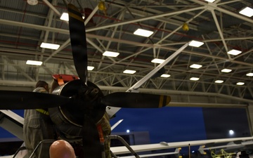 163d Aircraft Maintenance Squardron Performs Nighttime Maintenance