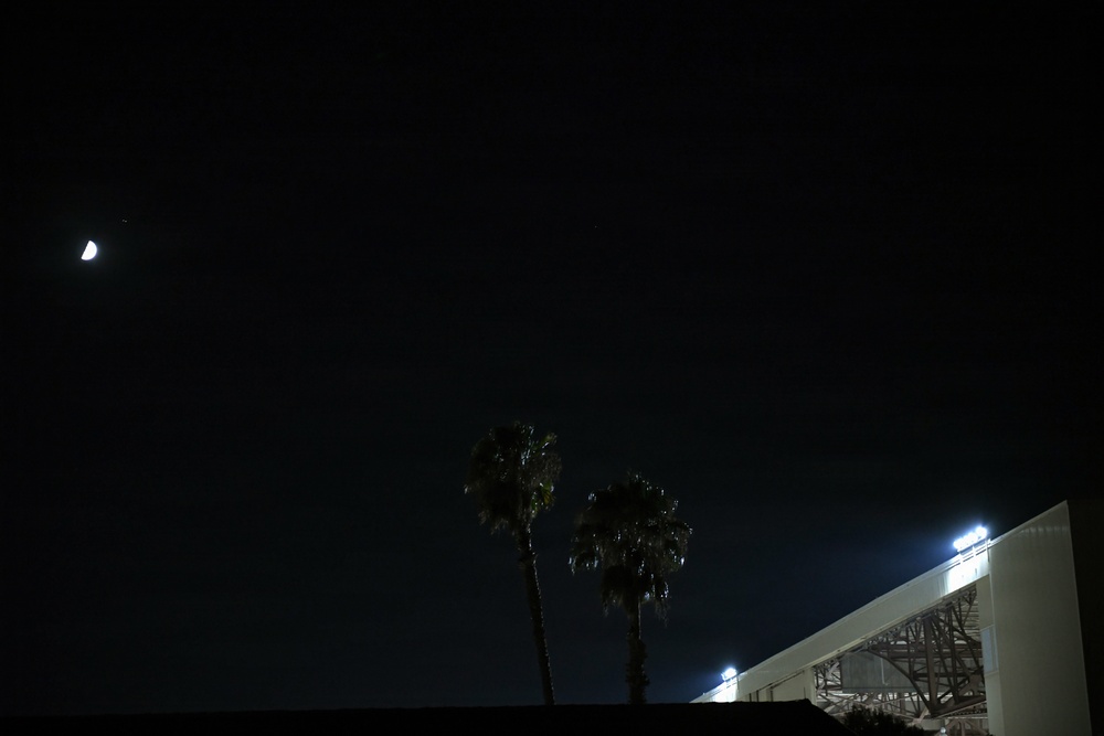 163d Aircraft Maintenance Squardron Performs Nighttime Maintenance