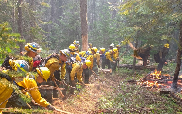 WAANG supports firefighting operations at Little Giant Fire