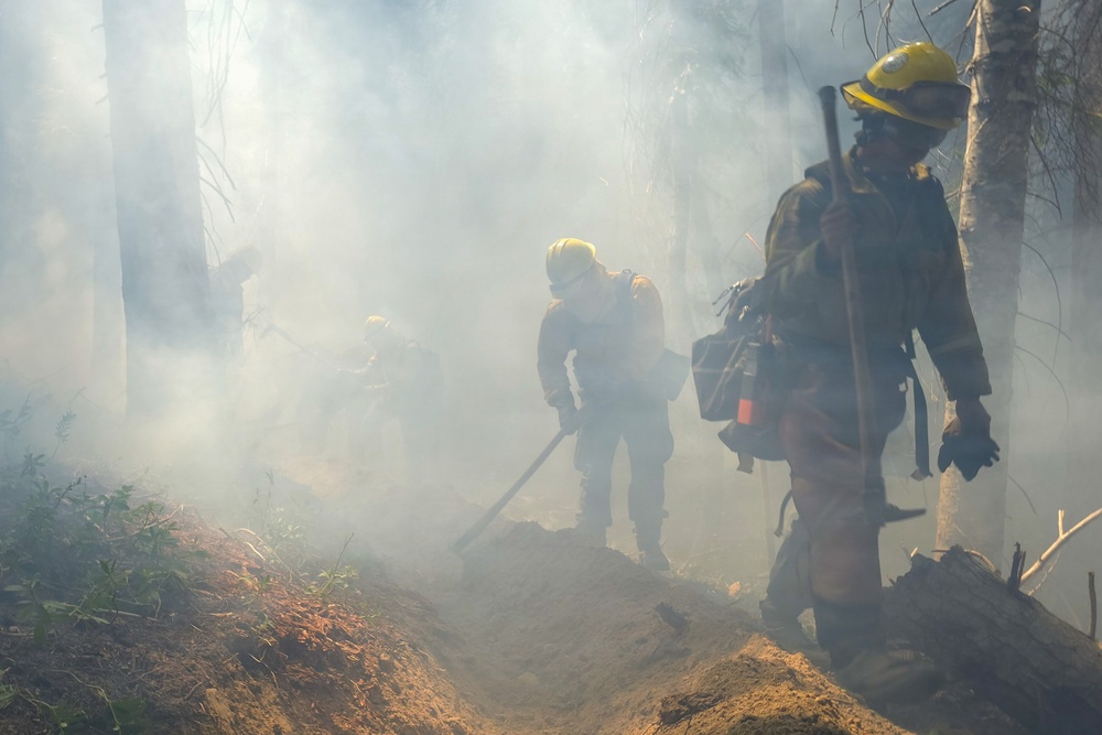 WAANG supports firefighting operations at Little Giant Fire