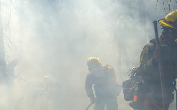 WAANG supports firefighting operations at Little Giant Fire
