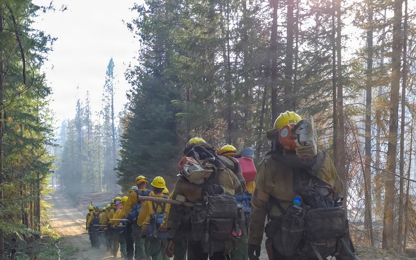 WAANG supports firefighting operations at Little Giant Fire