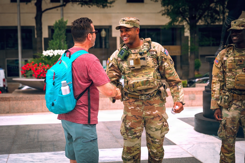 JTF DC National Guardsmen Assist in Grand Prix Preparation