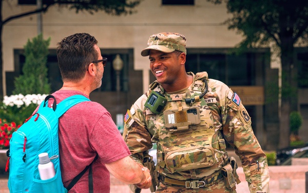 JTF DC National Guardsmen Assist in Grand Prix Preparation