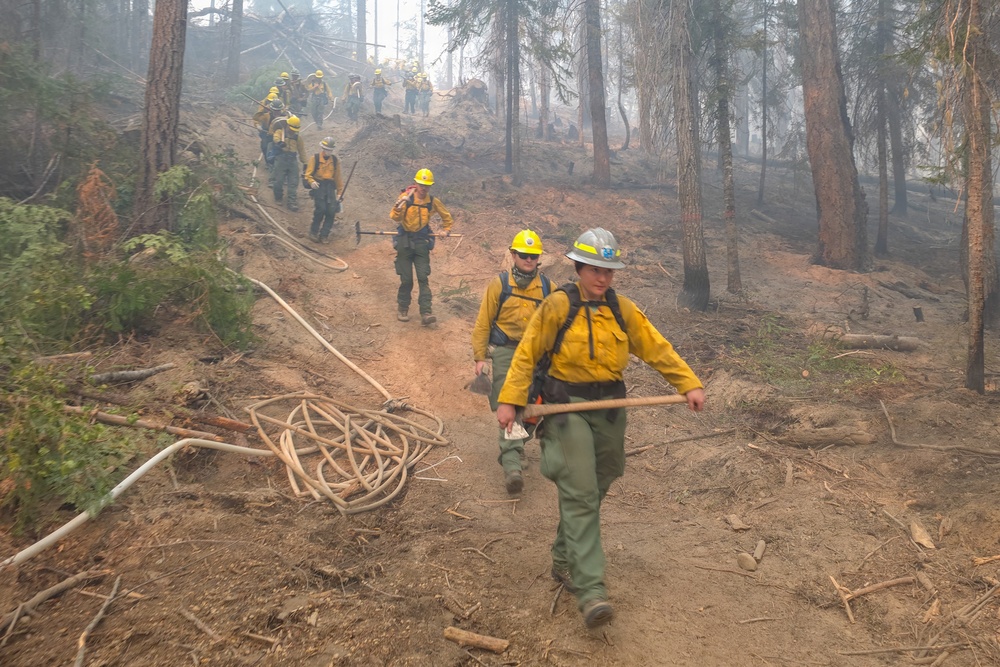 WAANG supports firefighting operations at Little Giant Fire