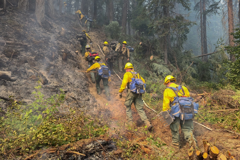 WAANG supports firefighting operations at Little Giant Fire