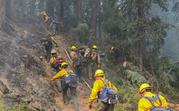 WAANG supports firefighting operations at Little Giant Fire