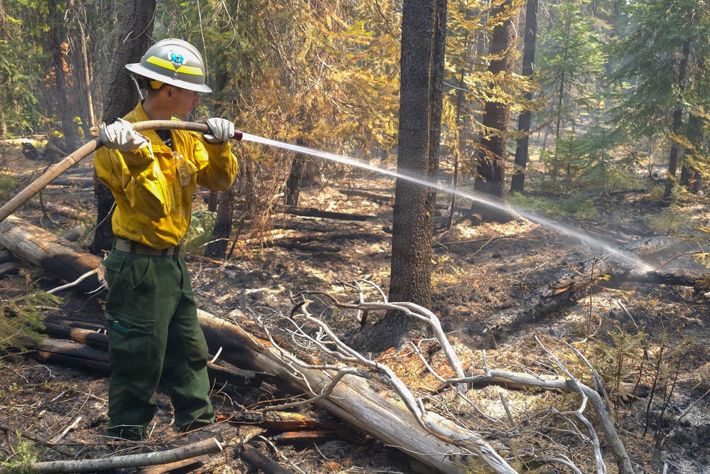WAANG supports firefighting operations at Little Giant Fire