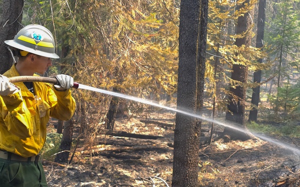 WAANG supports firefighting operations at Little Giant Fire