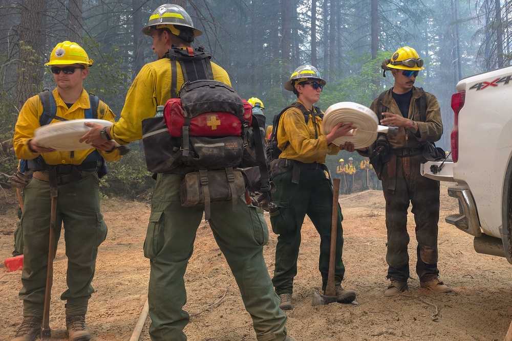 WAANG supports firefighting operations at Little Giant Fire